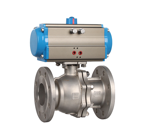 Q641F高平台法兰气动球阀
