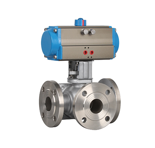 Q644/5F法兰三通气动球阀